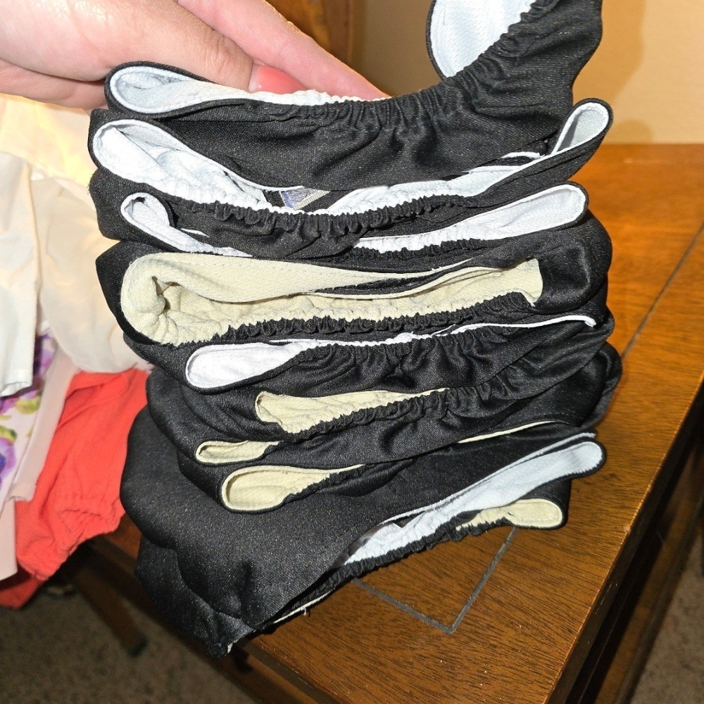 AMO Black and White Dog Diapers